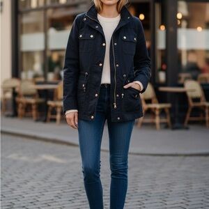 J. Crew Dark Blue Utility Jacket